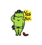 frog girlfriend（個別スタンプ：28）