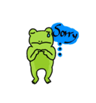 frog girlfriend（個別スタンプ：31）