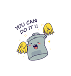 Trash-chan ＆ Cat-kun（個別スタンプ：1）
