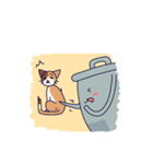 Trash-chan ＆ Cat-kun（個別スタンプ：8）