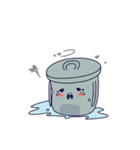 Trash-chan ＆ Cat-kun（個別スタンプ：24）