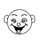 Mo Fi Chang - Emoji round face（個別スタンプ：2）