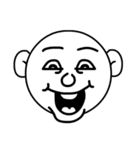 Mo Fi Chang - Emoji round face（個別スタンプ：3）