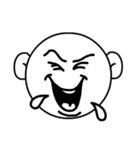 Mo Fi Chang - Emoji round face（個別スタンプ：5）
