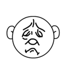 Mo Fi Chang - Emoji round face（個別スタンプ：12）