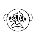 Mo Fi Chang - Emoji round face（個別スタンプ：13）