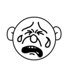 Mo Fi Chang - Emoji round face（個別スタンプ：14）