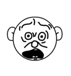 Mo Fi Chang - Emoji round face（個別スタンプ：18）