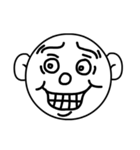 Mo Fi Chang - Emoji round face（個別スタンプ：20）