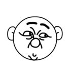 Mo Fi Chang - Emoji round face（個別スタンプ：26）
