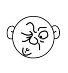 Mo Fi Chang - Emoji round face（個別スタンプ：28）
