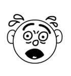 Mo Fi Chang - Emoji round face（個別スタンプ：31）