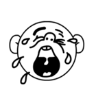 Mo Fi Chang - Emoji round face（個別スタンプ：38）