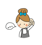 Oh Lady girl ver.Eng（個別スタンプ：4）
