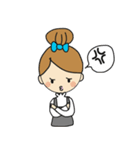 Oh Lady girl ver.Eng（個別スタンプ：5）