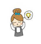 Oh Lady girl ver.Eng（個別スタンプ：6）
