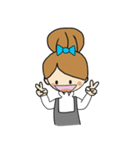 Oh Lady girl ver.Eng（個別スタンプ：7）