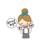 Oh Lady girl ver.Eng（個別スタンプ：14）