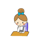 Oh Lady girl ver.Eng（個別スタンプ：15）