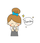 Oh Lady girl ver.Eng（個別スタンプ：18）