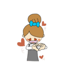 Oh Lady girl ver.Eng（個別スタンプ：21）