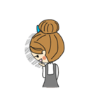 Oh Lady girl ver.Eng（個別スタンプ：23）