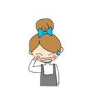 Oh Lady girl ver.Eng（個別スタンプ：24）