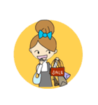 Oh Lady girl ver.Eng（個別スタンプ：27）