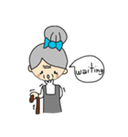 Oh Lady girl ver.Eng（個別スタンプ：28）