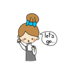 Oh Lady girl ver.Eng（個別スタンプ：30）