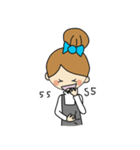 Oh Lady girl ver.Eng（個別スタンプ：31）