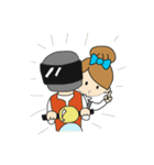 Oh Lady girl ver.Eng（個別スタンプ：33）