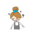 Oh Lady girl ver.Eng（個別スタンプ：34）