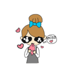 Oh Lady girl ver.Eng（個別スタンプ：38）