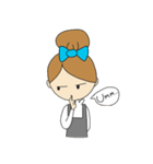 Oh Lady girl ver.Eng（個別スタンプ：40）
