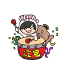 Big Bear and the Chinese New Year（個別スタンプ：8）