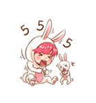Hello Little Rabbit（個別スタンプ：31）