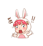 Hello Little Rabbit（個別スタンプ：33）