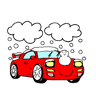 Life with cars (red)（個別スタンプ：24）