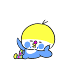 セキセイインコです。からあげくんです。（個別スタンプ：4）