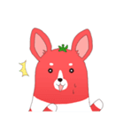 トマトコーギーくん（個別スタンプ：3）