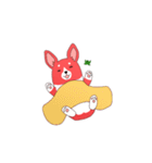 トマトコーギーくん（個別スタンプ：10）