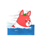 トマトコーギーくん（個別スタンプ：26）