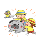 パグの「はなのり君」介護士＆保育士（個別スタンプ：21）