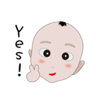 Toby boy baby face（個別スタンプ：14）