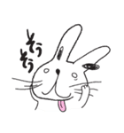 ドローんうさぎ（個別スタンプ：2）