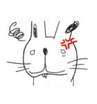 ドローんうさぎ（個別スタンプ：4）