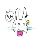 ドローんうさぎ（個別スタンプ：12）