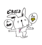 ドローんうさぎ（個別スタンプ：34）