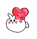 まんまるうさぎ～恋をしてしまいました編～（個別スタンプ：32）
